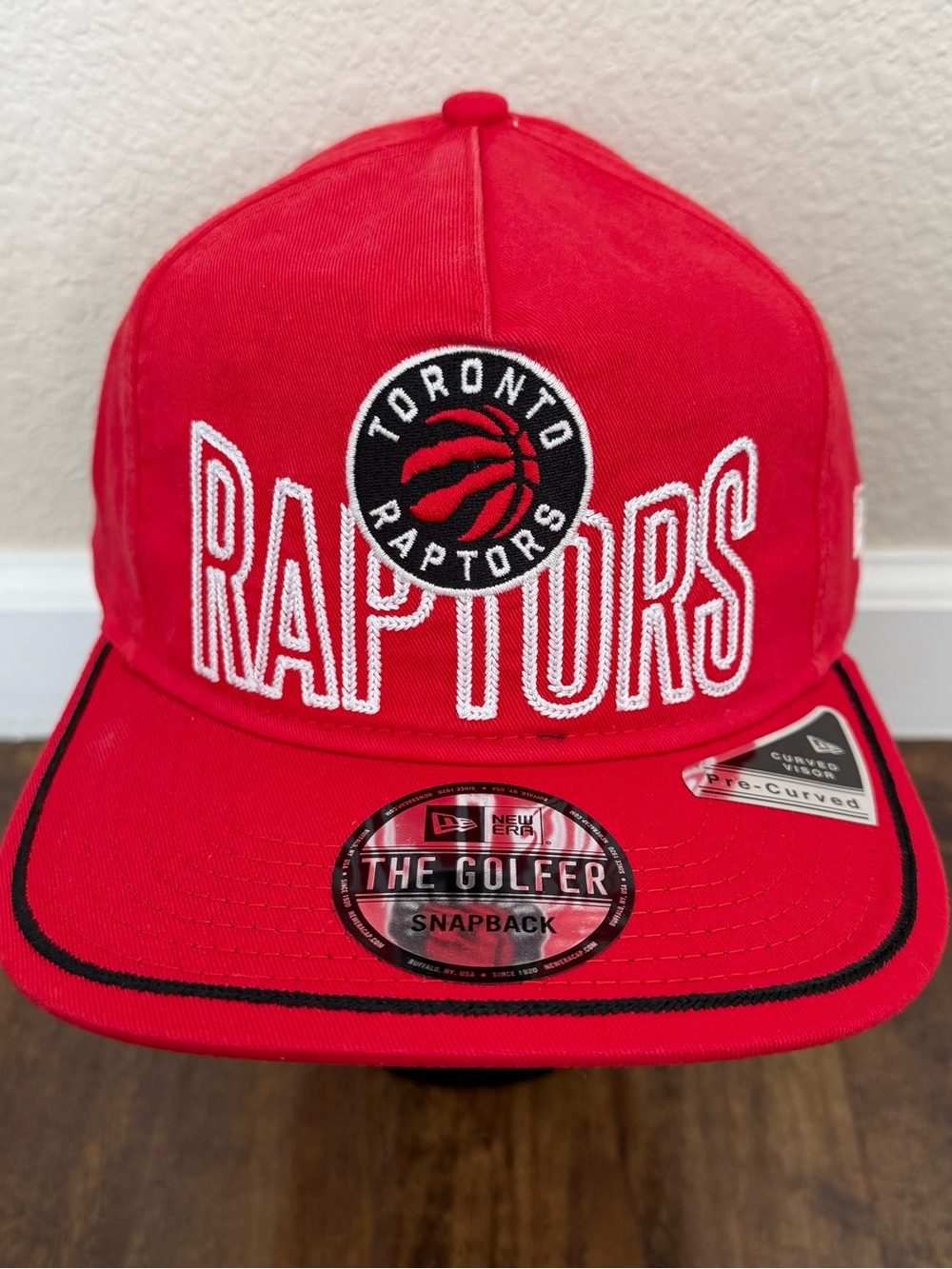 New Era Red and Black Snapback Hat